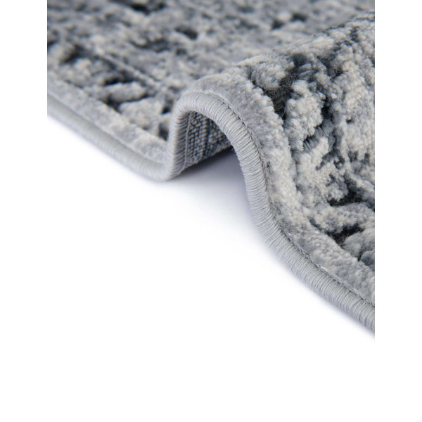 Three Posts™ Oriental Blue/Gray Area Rug & Reviews Wayfair